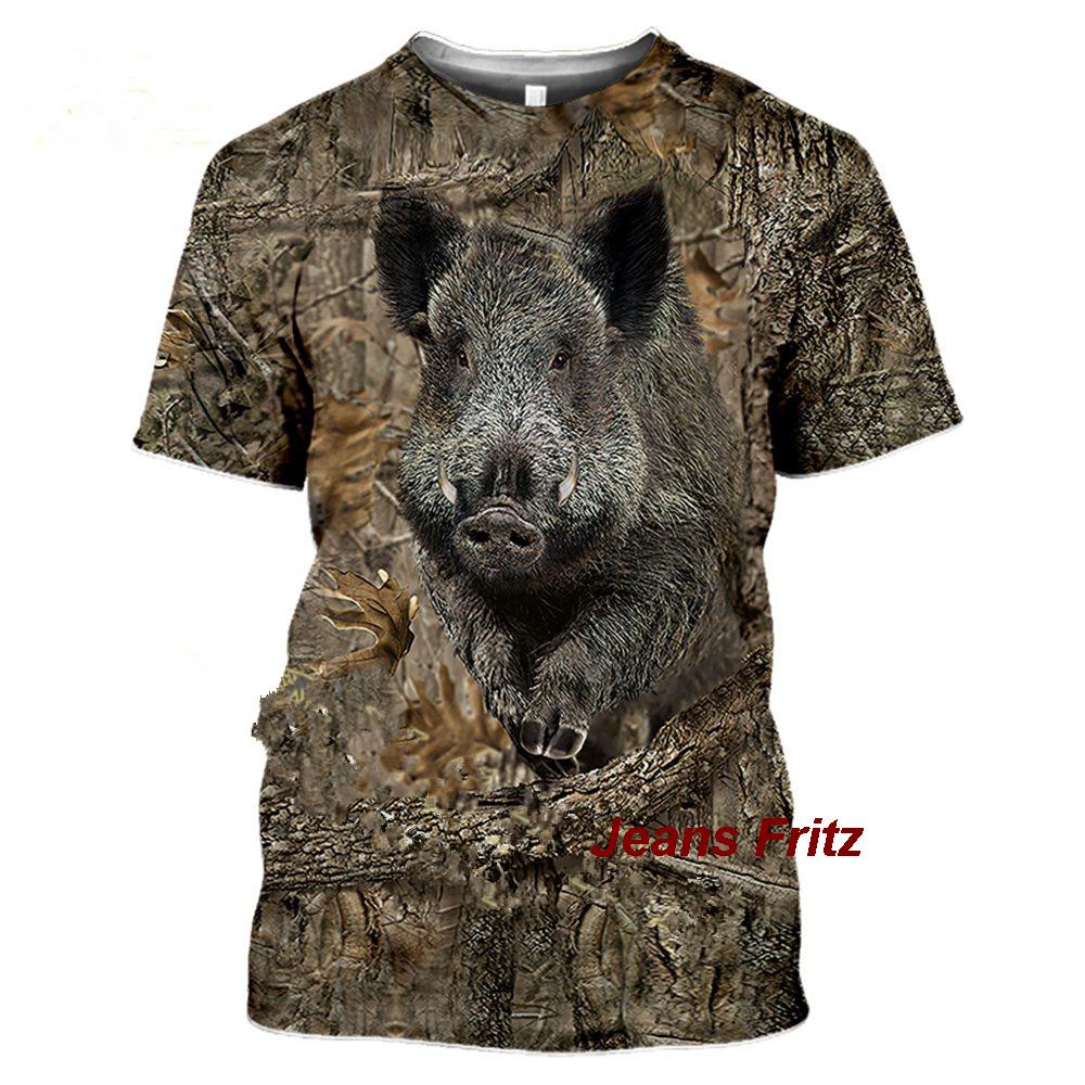 Wildman Hunting & Outdoor Polokwane Photos - メンズ半袖Tシャツ,カモフラージュ,動物,野生,3D,夏,レジャー,ファッショナブル,ストリート,2023
