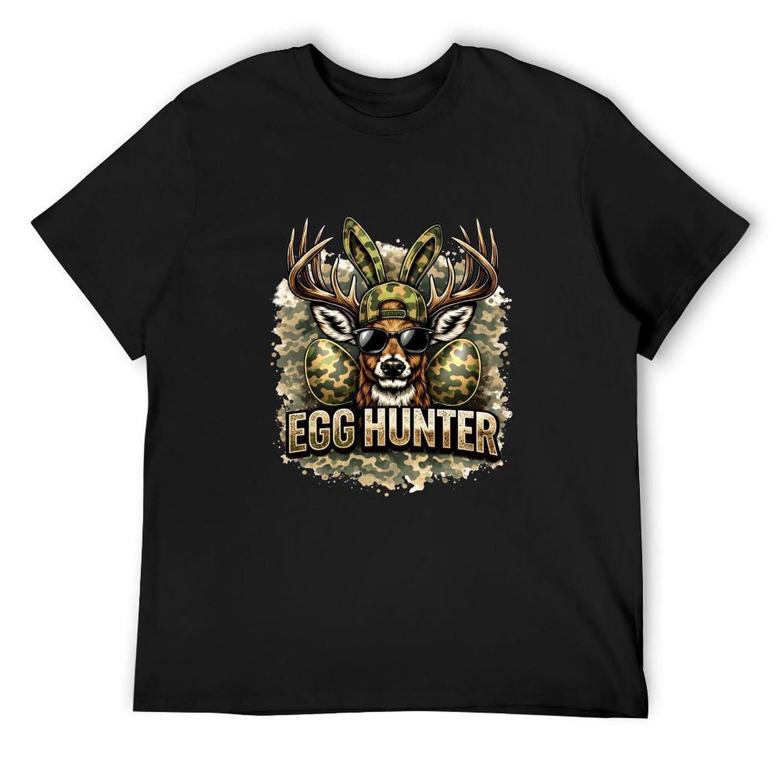 Wildman Hunting & Outdoor Polokwane Photos - 屋外での水鳥狩猟 わたしはむしろアヒル狩りがしたい ブラック Tシャツ カモフラージュ柄 ボウマーラード
