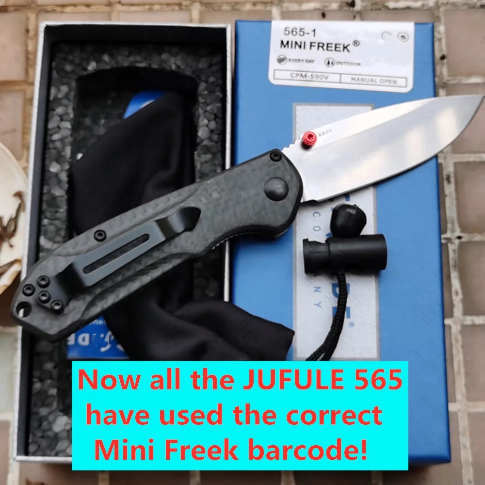 Best Hunting Outdoor Knife - JUFULE ベストフォーム ミニフリーキー 565 ボールベアリング マーク