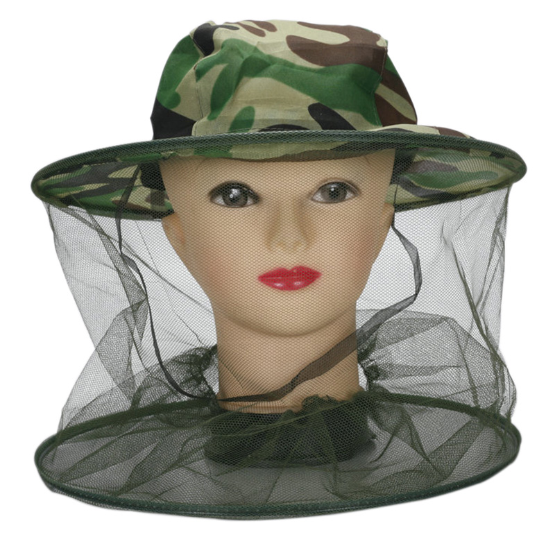 Hunting Outdoor Hats - 抗蚊釣り帽子昆虫蚊帳メッシュフェイス通気性メッシュ釣り帽子ネット狩猟屋外キャンプ帽子卸売