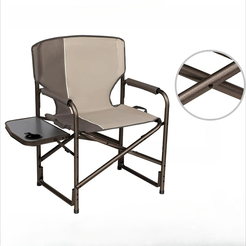 Outdoor Hunting Table - 新型アウトドアポータブルハンティングチェア、サイドテーブル付き折りたたみディレクターチェア、キャンプチェア