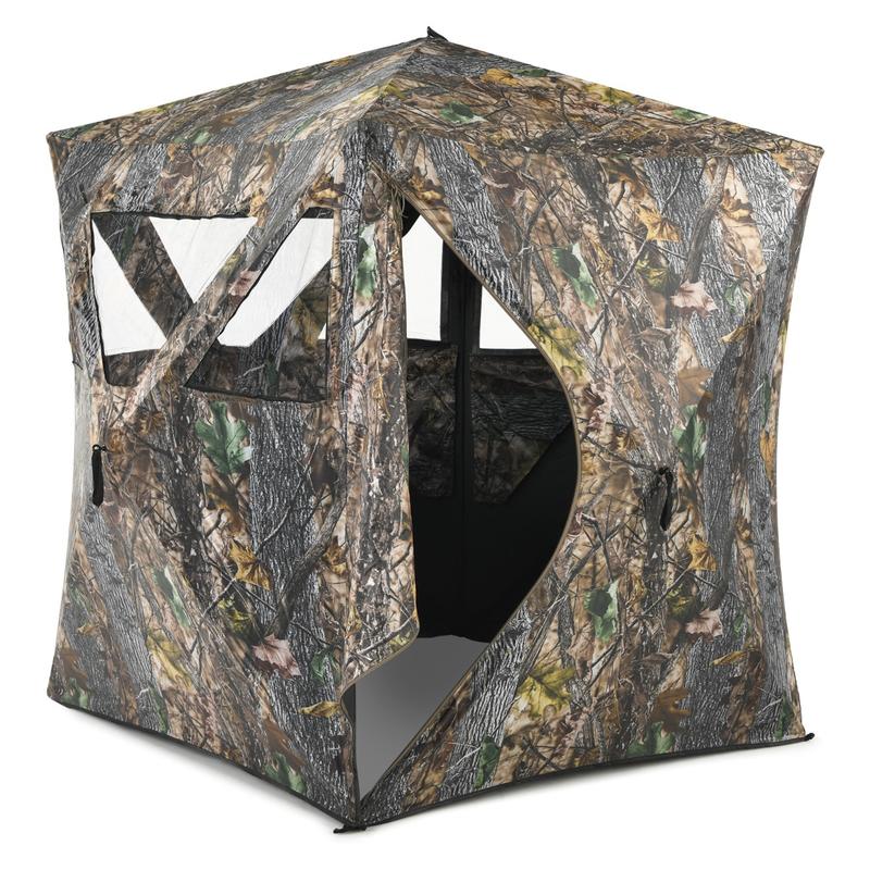 Hunting Outdoors - 鹿やアンテロープ用の地釘と固定具付きポータブルハンティングブラインド、フィールドハンティング用屋外隠蔽シェルター