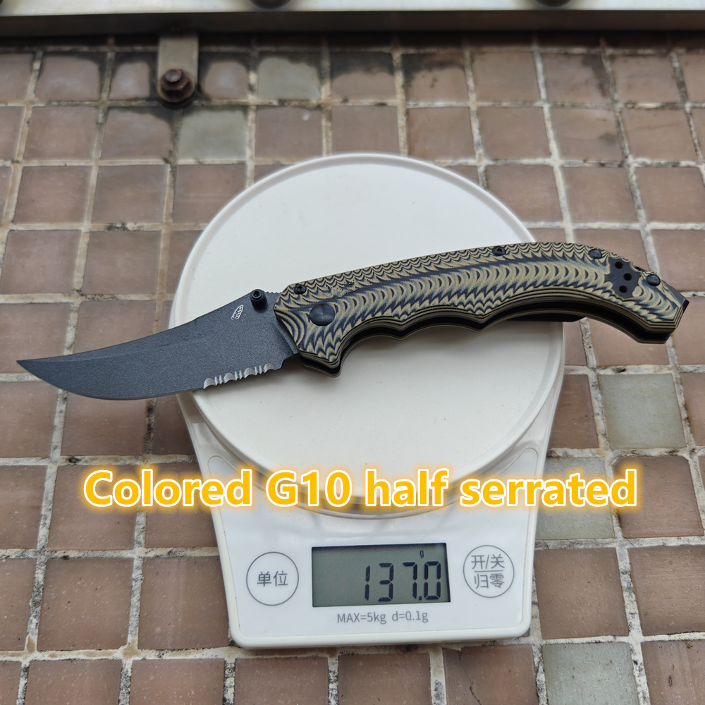 Best Hunting Outdoor Knife - 最高のフォームパッキングミニベッドレル865カーボンファイバー/G10ワッシャー折りたたみ式ポケットEDCツールキャンプハンティングマークS90Vブレードアウトドアナイフ