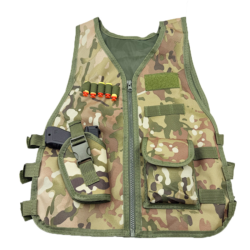 Outdoor Hunting Games For Kids - 屋外子供用ベスト戦術少年少女迷彩CSゲームベスト子供狩猟コスプレ釣りCSファン服