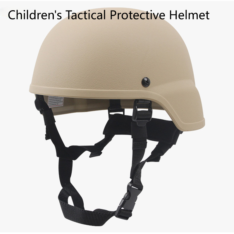 Outdoor Hunting Games For Kids - キッズタクティカルヘルメット子供用CSゲームプラスチック保護ヘッドウェアカバー狩猟トレーニング軽量アウトドア活動用