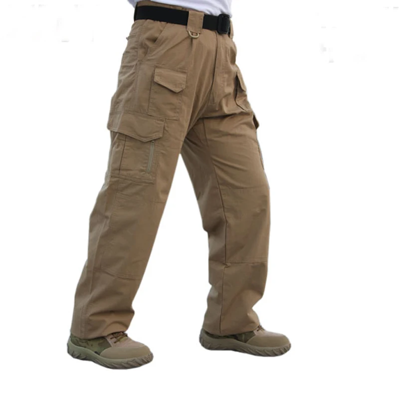 Outdoor Hunting Trousers - 戦術的な戦士の摩耗戦術的なパンツ戦闘義務カーゴズボントレーニングエアガン狩猟ハイキングアウトドアスポーツ EM6993