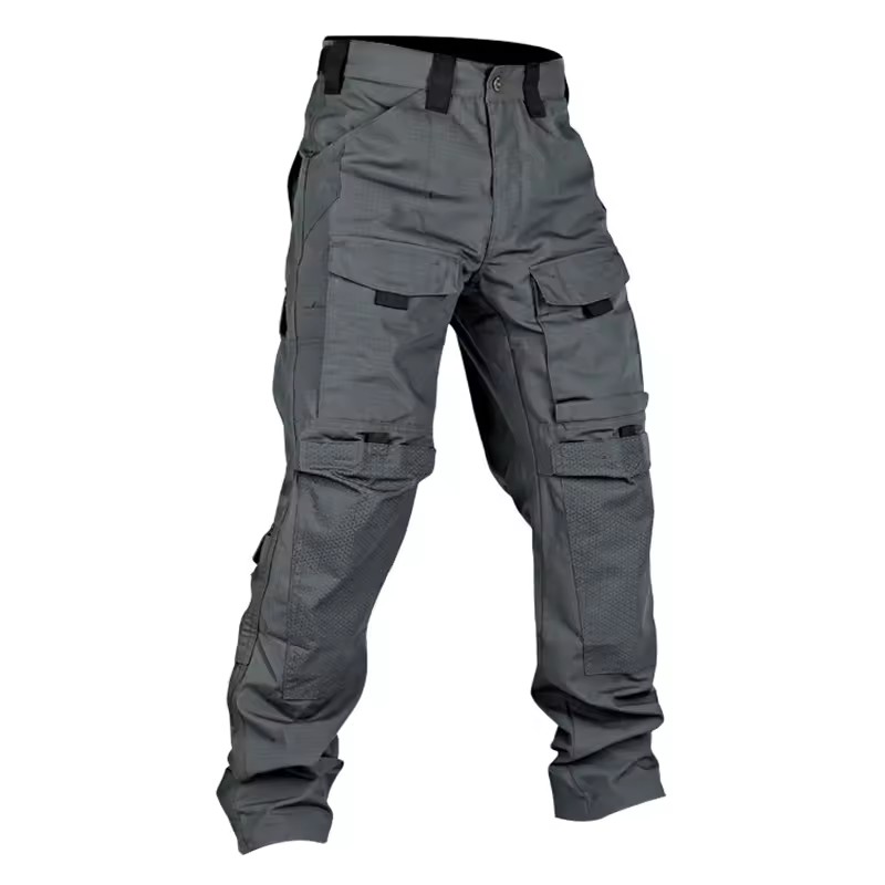 Outdoor Hunting Trousers - タクティカルパンツ男性屋外カーゴパンツマルチポケット防水作業服ハイキングズボン耐摩耗性作業トレーニング狩猟パンツ