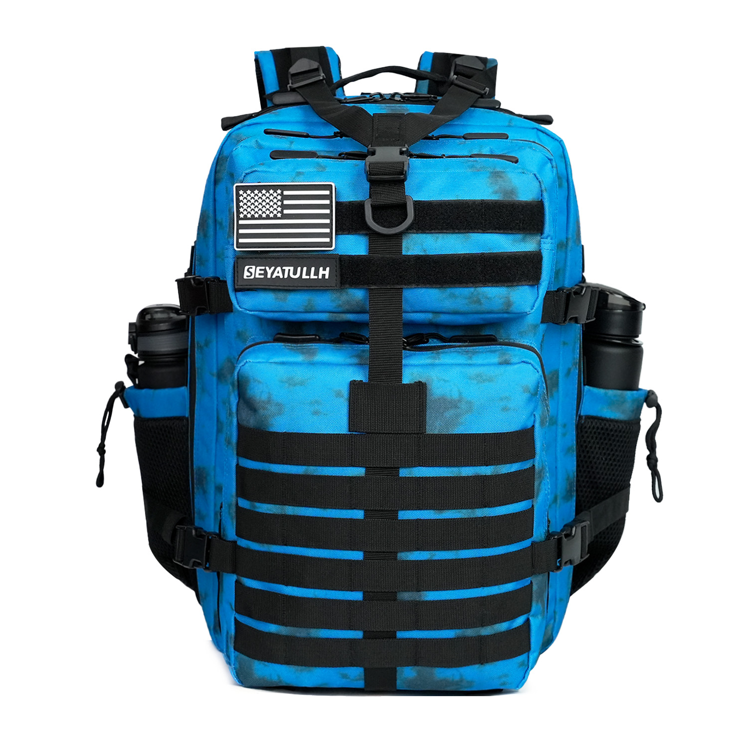 Hunting Outdoor Day - 45Lタクティカルバックパック3Pバッグ3日間アサルトアウトドアバックパック防水クライミングリュックサックキャンプハイキングハンティングモチラバッグ