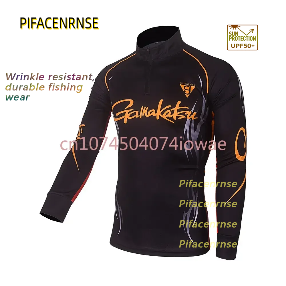 Hunting Outdoor Shirts - 2026 新スタイル長袖釣り着用男性アウトドアスポーツシャツ衣類抗 UV 通気性サイクリング狩猟ハイキング服