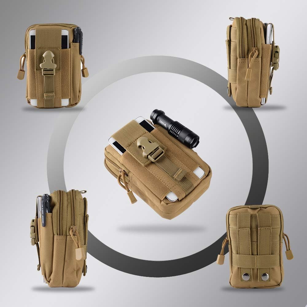 戦術的なモールベルトポーチ軍事ウエストバッグ EDC ツール - Hunting Outdoors のレビューと価格