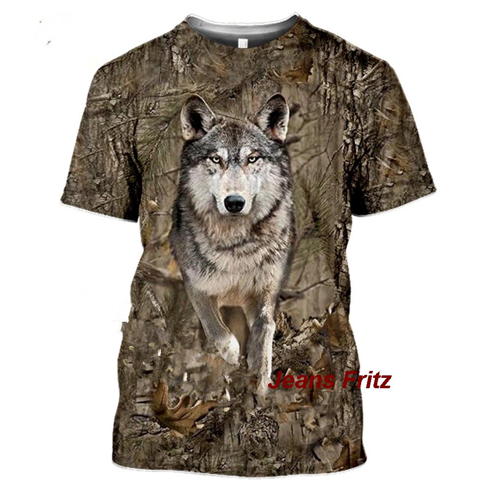 メンズ半袖Tシャツ,カモフラージュ,動物,野生,3D,夏,レ - Wildman Hunting & Outdoor Polokwane Photos のレビューと価格