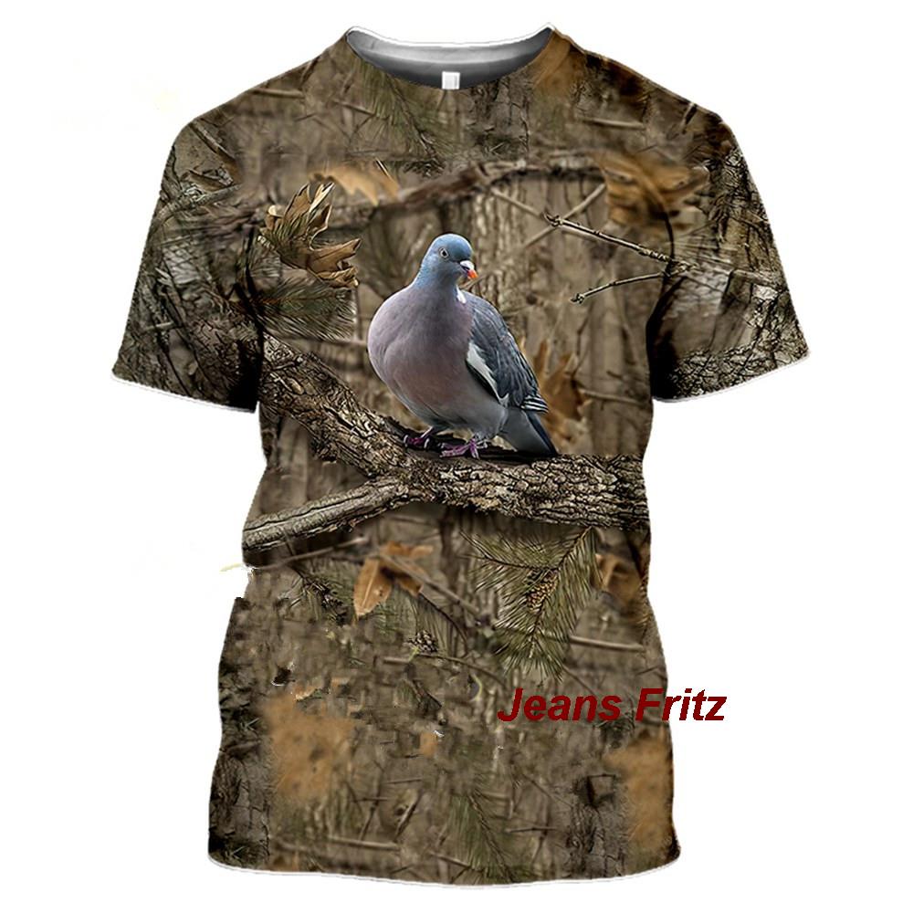 メンズ半袖Tシャツ,カモフラージュ,動物,野生,3D,夏,レ - Wildman Hunting & Outdoor Polokwane Photos のレビューと価格