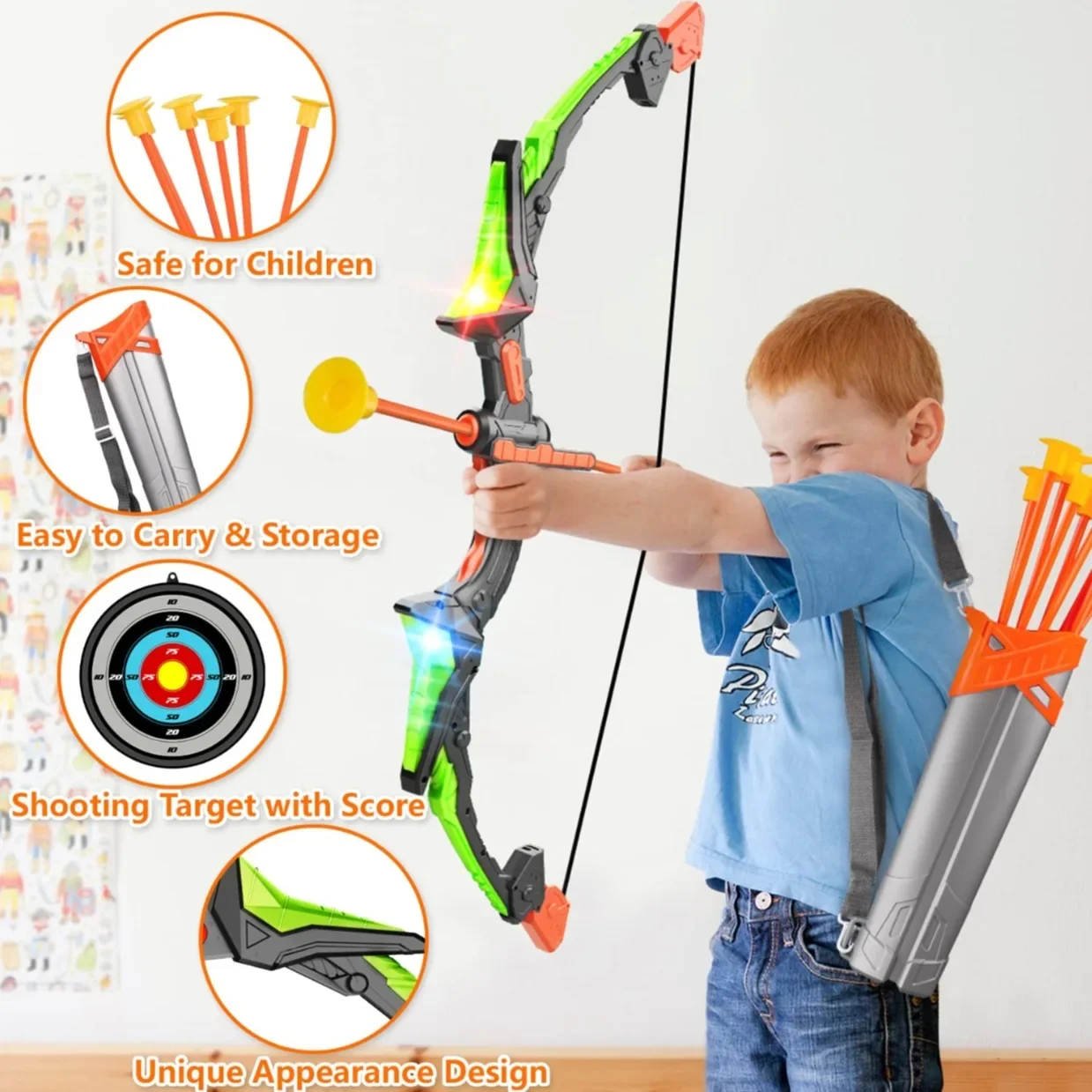 子供のための弓と矢のキット,子供のための弓のキット,アーチェ - Outdoor Hunting Games For Kids のレビューと価格