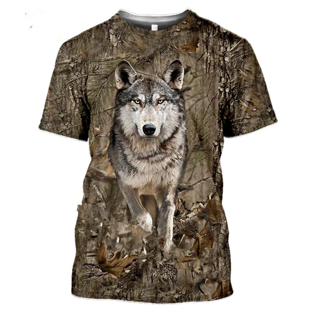 メンズカジュアルサマーTシャツ,速乾性カモフラージュプリント - Hunting Outdoor Shirts のレビューと価格