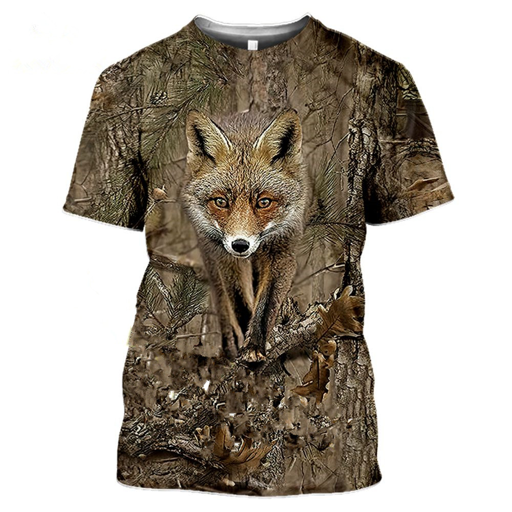 メンズカジュアルサマーTシャツ,速乾性カモフラージュプリント - Hunting Outdoor Shirts のレビューと価格