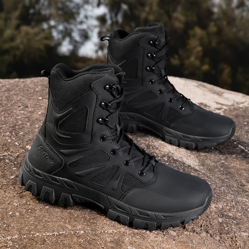 男性軍ブーツ防水安全作業男性戦術ブーツ迅速な応答登山ハイキン - Hunting Outdoor Boots のレビューと価格