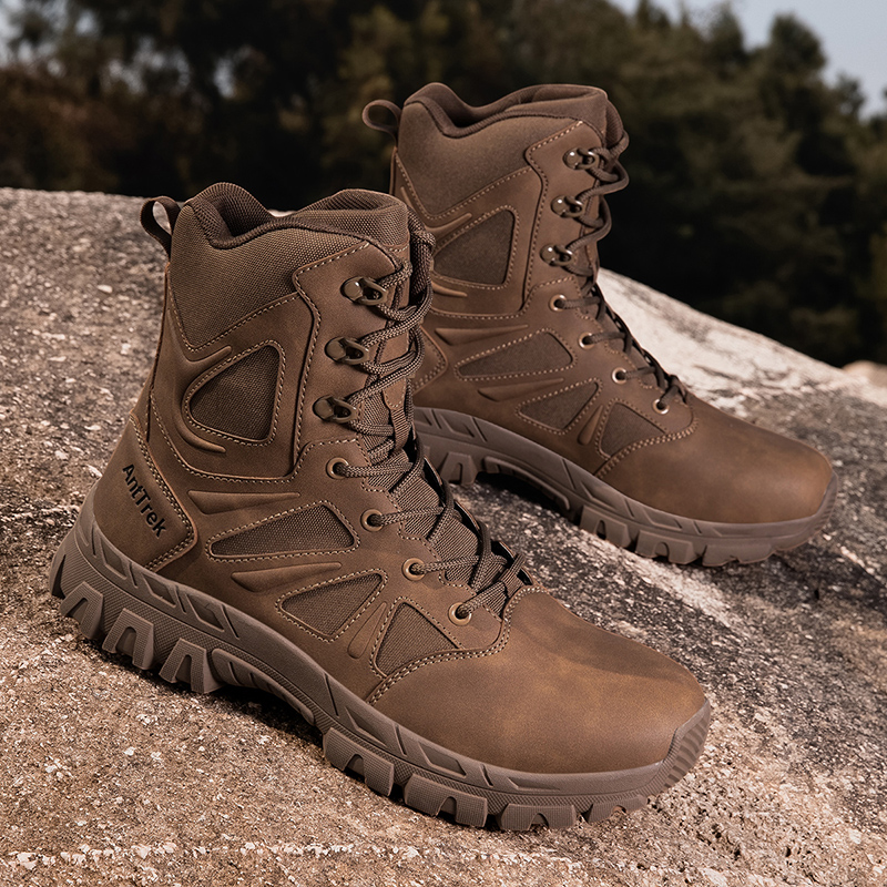 男性軍ブーツ防水安全作業男性戦術ブーツ迅速な応答登山ハイキン - Hunting Outdoor Boots のレビューと価格