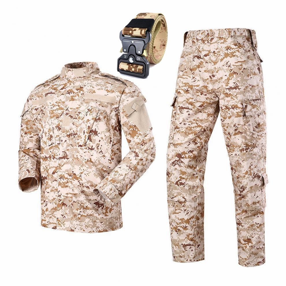 Oulylan 屋外迷彩トレーニング服男性デジタルブルー/グ - Hunting Outdoors のレビューと価格