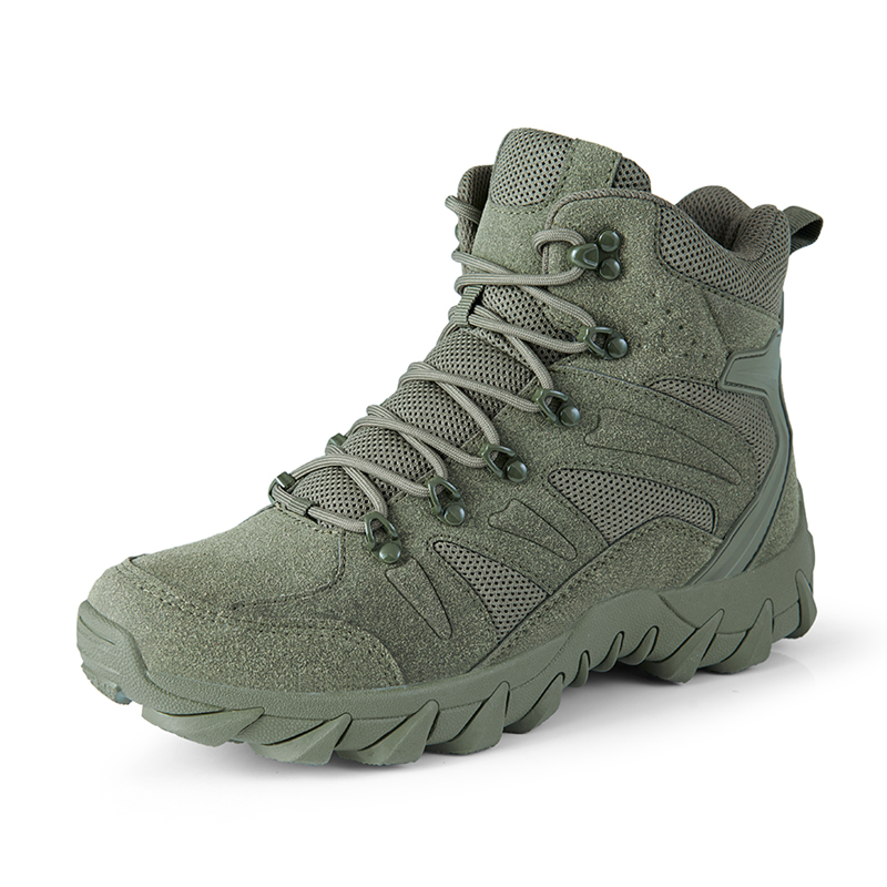 砂漠戦闘訓練ブーツ男性屋外キャンプ耐摩耗性迅速対応ハイキング - Hunting Outdoor Boots のレビューと価格