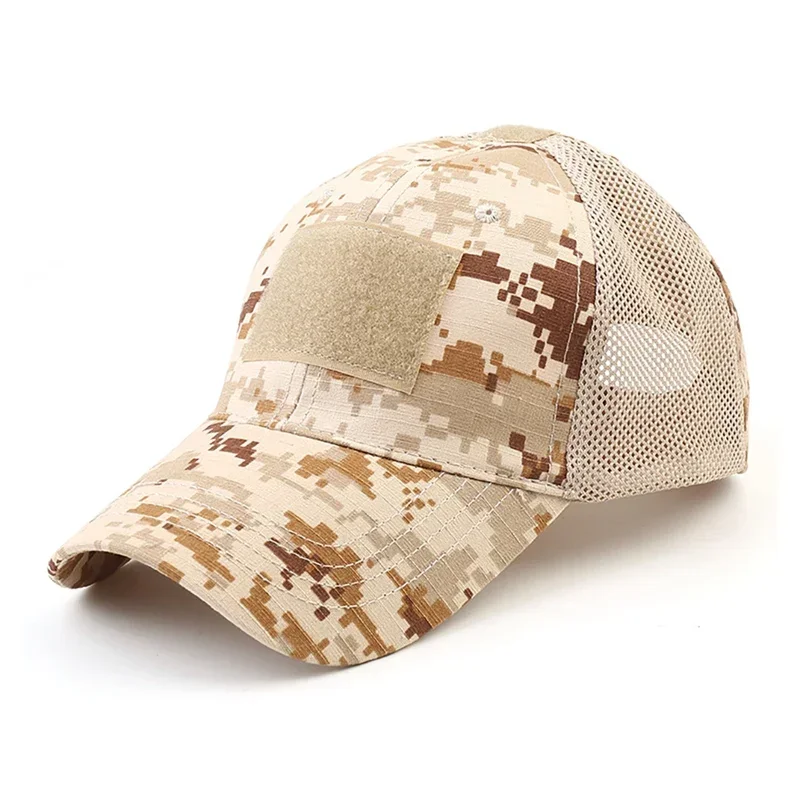 2026 NEWアウトドアマルチカム迷彩調整可能キャップメッ - Hunting Outdoor Hats のレビューと価格