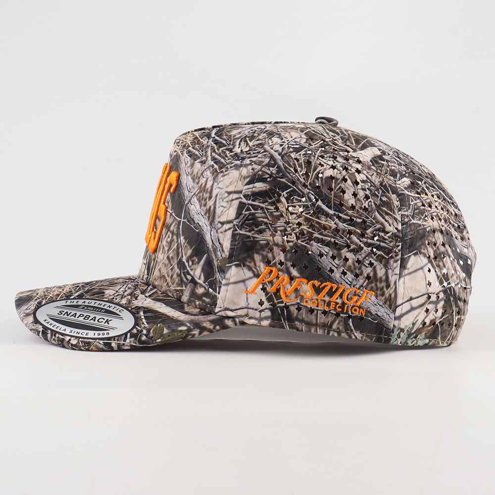 防水ポリエステルゴルフハット、カスタム3D刺繍カモ柄プリント - Hunting Outdoor Hats のレビューと価格