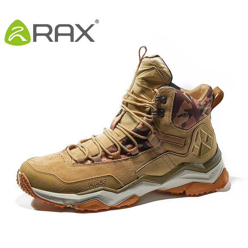 Rax-男性と女性のためのミッドハイキングシューズ,革のスニ - Hunting Outdoor Boots のレビューと価格