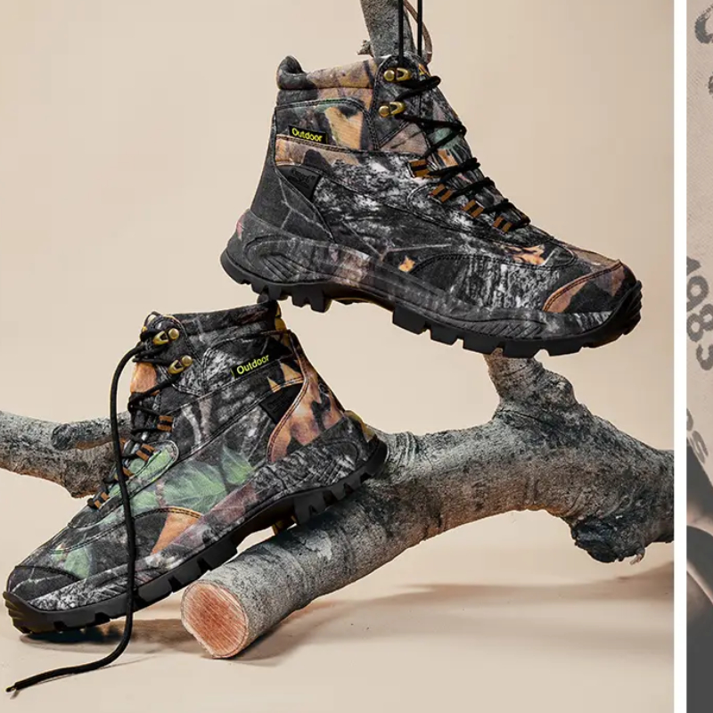 メンズハイトップ迷彩ハンティングブーツ通気性スポーツシューズ - Hunting Outdoor Boots のレビューと価格