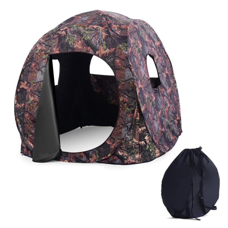 3人用ポップアップハンティングテント、PUオックスフォード生 - Hunting Outdoors のレビューと価格