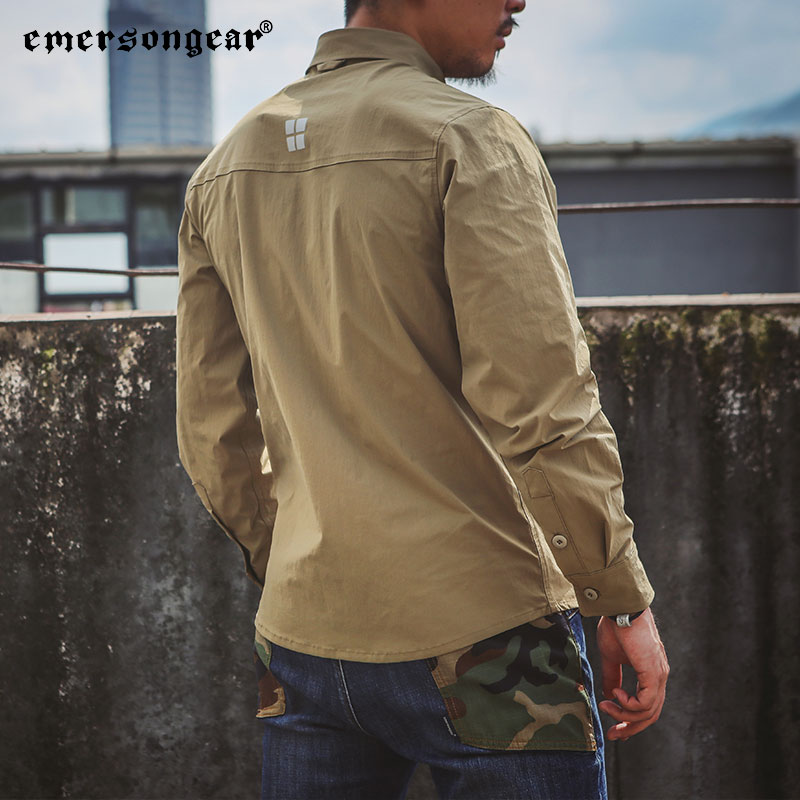 財布の形をした青い長袖シャツ,シックなデザイン,マウンテンバ - Hunting Outdoor Shirts のレビューと価格