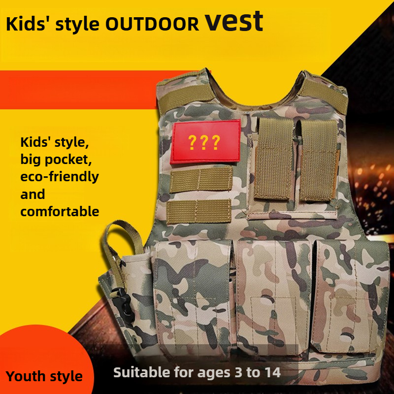 子供用屋外CS射撃保護ベスト キッズ戦争ゲーム戦闘訓練キャン - Outdoor Hunting Games For Kids のレビューと価格