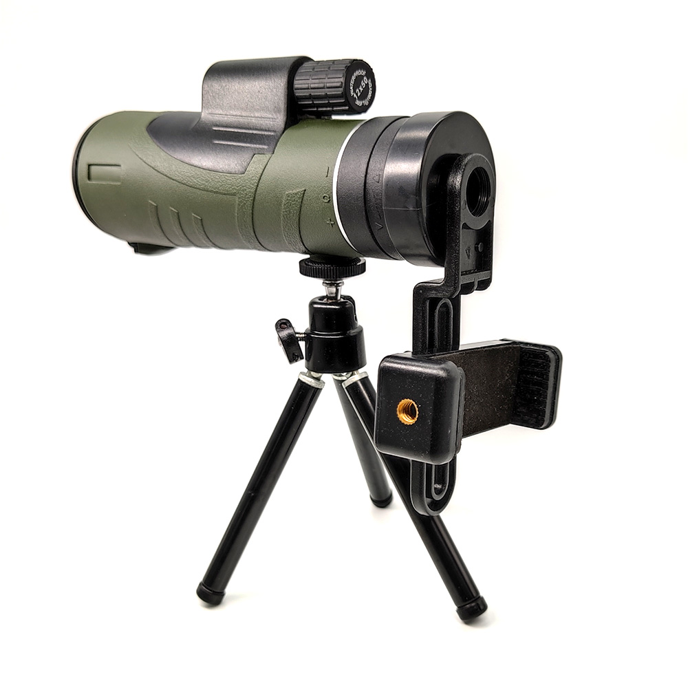 80x100 HD 単眼望遠鏡長距離ポータブル昼/夜間視力キ - Hunting Outdoor Day のレビューと価格