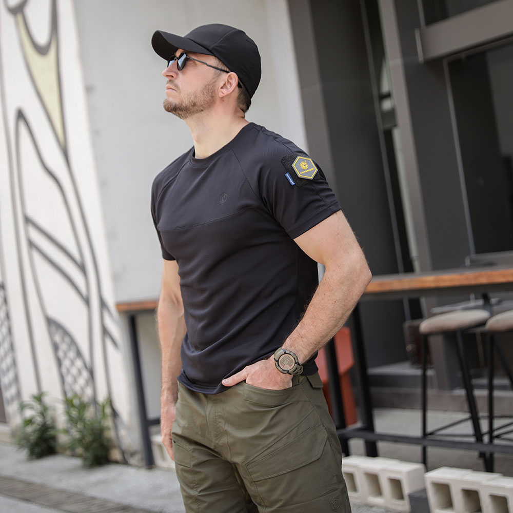 Emersongear-青いラベルが付いた機能的なTシャツ、 - Hunting Outdoor Shirts のレビューと価格