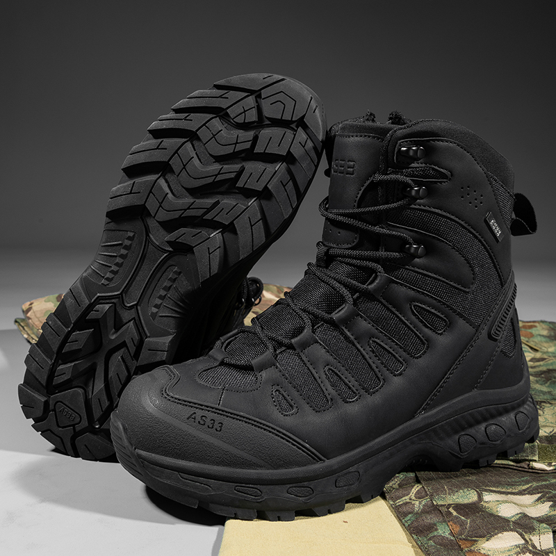 新しい男性の戦術的なブーツ軍事ブランド狩猟ハイキング靴足首防 - Hunting Outdoor Boots のレビューと価格