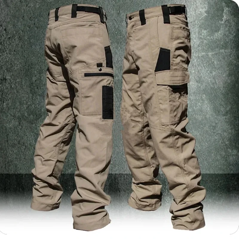 新しい戦術的なワークパンツ男性カジュアルアウトドアカーゴパン - Outdoor Hunting Trousers のレビューと価格