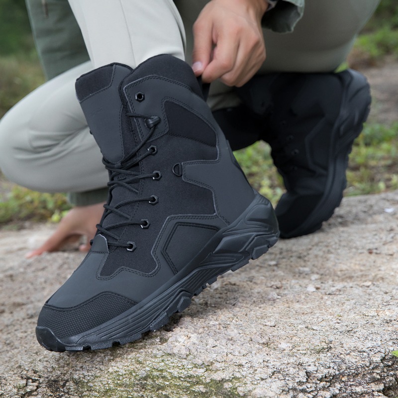 メンズタクティカルブーツ、レースアップ、ワイルドコンバットト - Wildman Hunting & Outdoor Polokwane Photos のレビューと価格