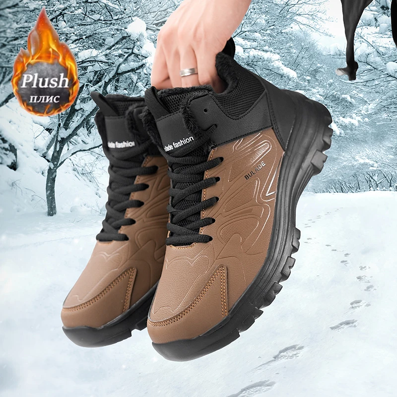 ELUVA メンズ スノーブーツ 防水 断熱 冬用ブーツ メ - Hunting Outdoor Boots のレビューと価格