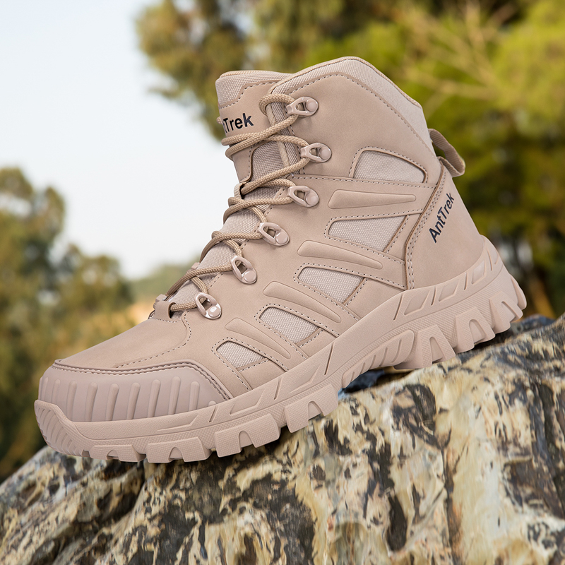 男性の戦術的なブーツ防水超軽量アンチスリップ男性高品質キャン - Hunting Outdoor Boots のレビューと価格